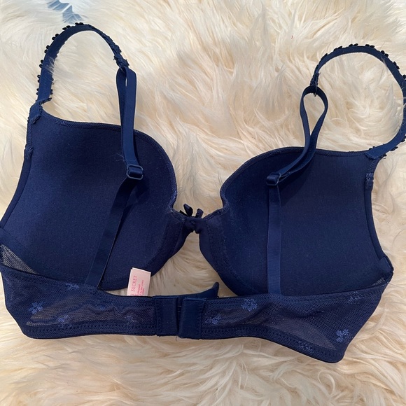 Victoria’s Secret Blue Push Up Bra Cotton - Picture 4 of 8